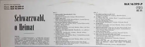 LP Schwarzwald O Heimat (Decca BLK 16 299-P) D 