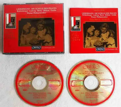 2CD Box Liebermann: Schule der Frauen George Szell Walter Berry Kurt Böhme 1957