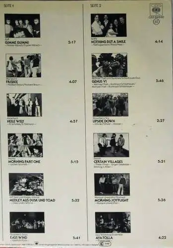 LP Jazz Rock - Nachwuchs Festival Pop ´80 (CBS 84 846) NL 1980 