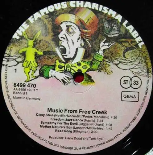 2LP Music from "Free Creek" (Charisma 6641 132) D 1973