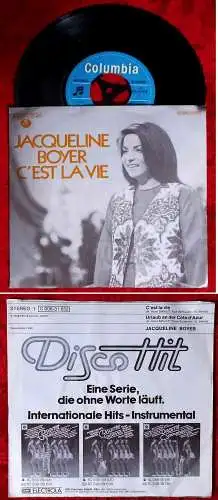 Single Jacqueline Boyer: C´est la vie (Columbia 1C 006-31 652) D 1976