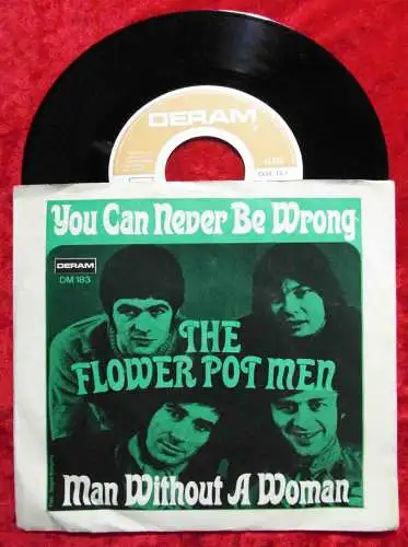 Single Flower Pot Men: You Can Never Be Wrong (Deram DM 183) D