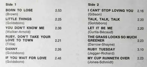 LP Bobby Goldsboro: The Voice Of Honey (Sunset SLS 50 119 Z) D 
