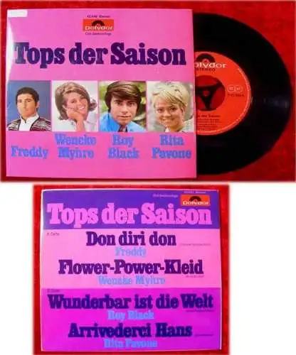 EP Tops der Saison Freddy Wencke Myhre Roy Black Rita P