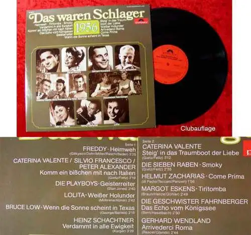 LP das waren Schlager 1956