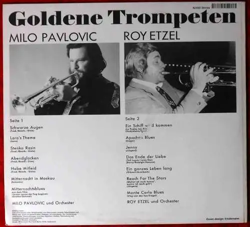 LP Milo Pavlovic & Roy Etzel: Goldene Trompeten (BASF Cornet 62 832) D 1973