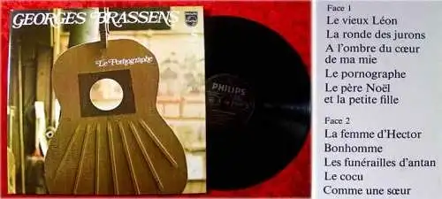 LP Georges Brassens Le Pornographe