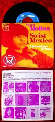 Single Olivia Molina: So ist Mexico (Columbia 006-29 882) D 1971