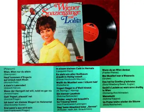 LP Lolita: Wiener Spaziergänge (Polydor 249 305) D 1969