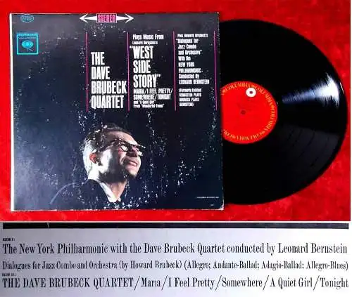 LP Dave Brubeck Quartet: Plays West Side Story (Columbia CS 8257) US