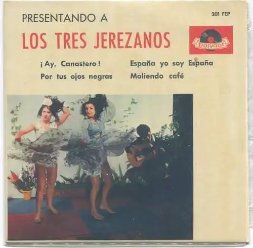 EP Los Tres Jerezanos (Polydor 201 FEP) Spanien