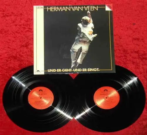 2LP Herman van Veen: Und er geht und er singt... (Polydor 825 134-1) D 1984