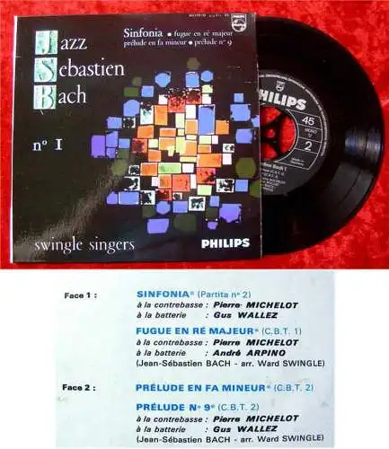 EP Swingle Singers: Jazz Sebastian Bach (Philips) F