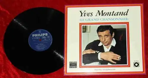 LP Yves Montand: Le Grand Chansonnier (Philips H 865) Dt. Schallplattenclub