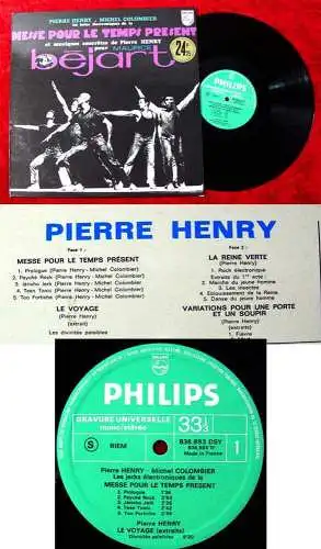 LP Pierre Henry: Messe Pour le temps present...Maurice Bejart (Philips) F 1965