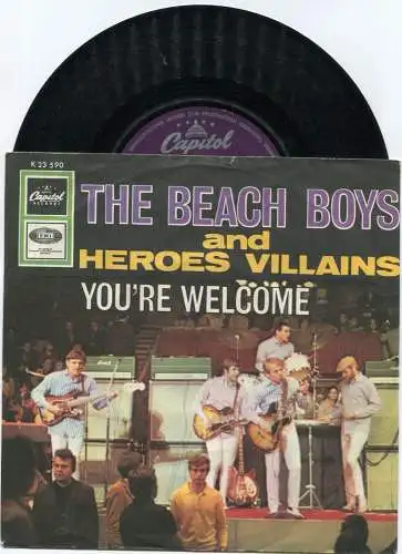 Single Beach Boys: Heroes And Villains (Capitol K 23 590) D 1966