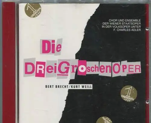 CD Dreigroschenoper - Wiener Volksoper - Helge Rosvaenge Liane Augustin (Amadeo)