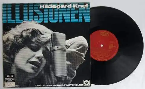 25cm LP Hildegard Knef: Illusionen (Decca Deutscher Schallplattenclub C-120) D