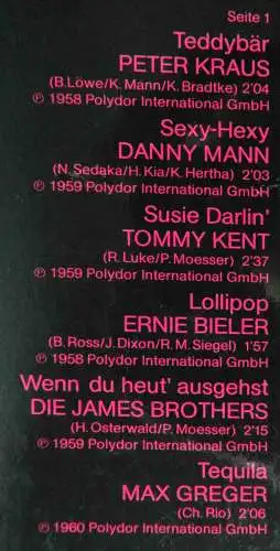 LP Total Verrockt (Polydor 2371 429) D 1976 feat Ted Herold Peter Kraus...