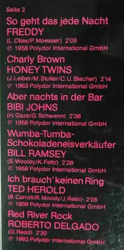 LP Total Verrockt (Polydor 2371 429) D 1976 feat Ted Herold Peter Kraus...