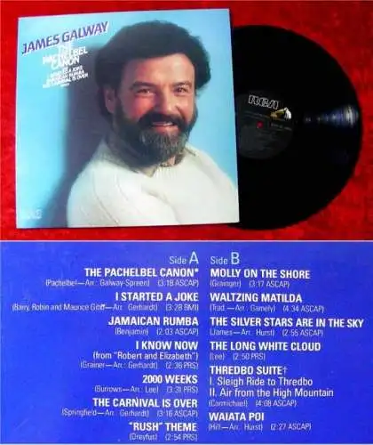 LP James Galway The Pachelbel Canon 1981