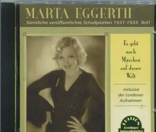 CD Marltha Eggerth: Es gibt noch Märchen auf dieser Welt (Duophon) 2002