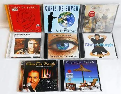 9 CD´s  Chris de Burgh   - Sammlung  -