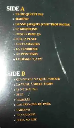 LP Jacques Brel: Ne Me Quitte Pas (Vinyl Passion 800012) DMM Cutting (EU 2012)