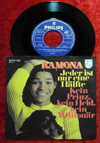 Single Ramona: Jeder ist nur eine Hälfte (Philips 6003 138) D 1971