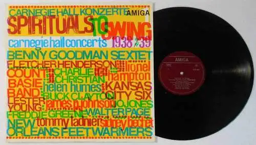 LP Carnegie Hall Concerts 1938/39 (1) Spirituals to Swing (Amiga Jazz 850 060) 
