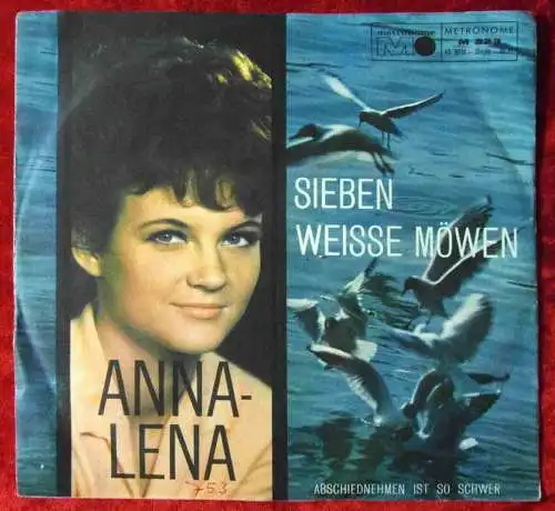 Single Anna Lena: Sieben weisse Möwen (Metronome M 323) Promo