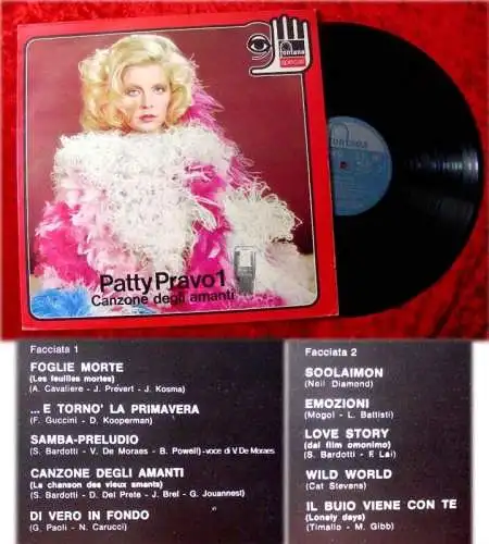 LP Patty Pravo: Canzone degli amanti