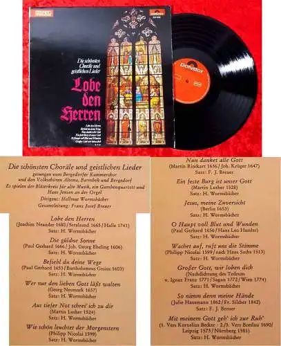 LP Lobe den Herren - die schönsten Choräle und geistliche Lieder (Polydor) D