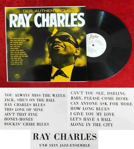 LP Ray Charles: Der Authentische...und sein Jazz-Ensemble (Jazztone J-1250) D