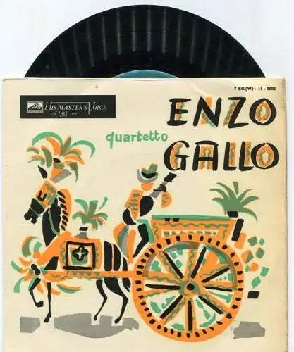 EP Quartetto Enzo Gallo (HMV 7 EG W II-8882) (Italy)