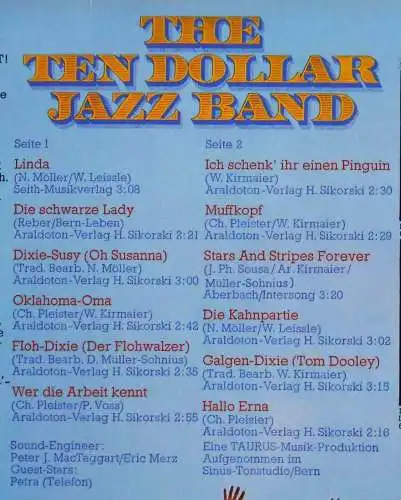 LP Ten Dollar Jazz Band: Total Kaputt (Philips 6305 232) D 1974