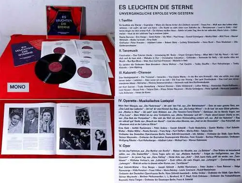 5LP Box Es leuchten die Sterne (Telefunken Mono NA 25 012-T/1-5) D