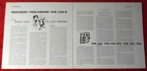 LP Enoch Light & Light Brigade: Pertinent Percussion Cha Cha´s (Command 814 SD) 