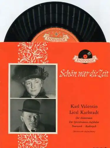EP Karl Valentin & Liesl Karlstadt: Schön war die Zeit (Polydor 21 107 EPH) D 