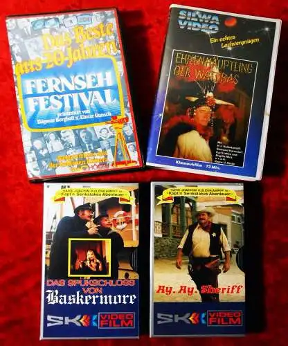 4 VHS/Video2000 Hans Joachim Kulenkampff & Hör Zu Das Beste aus 20 Jahren