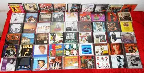 500 CD´s - viele Genres - Rock Pop Oldies Schlager Instrumental Weltmusik usw..-