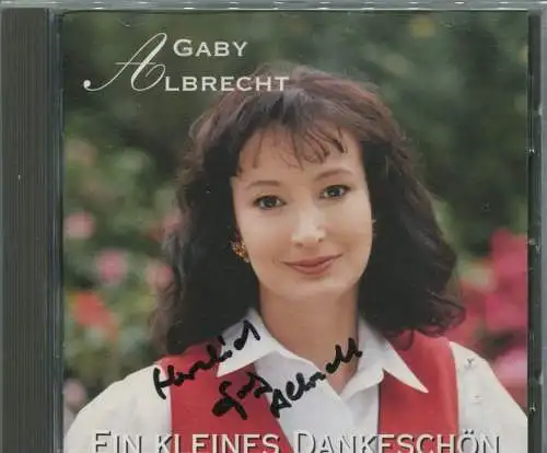 CD Gaby Albrecht: Ein kleines Dankeschön (BMG) 1994 Signiert