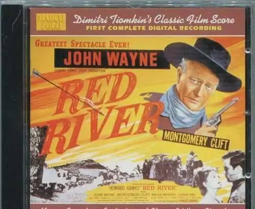 CD Red River - Soundtrack - John Wayne - Dimitri Tiomkin (Naxos) 2002