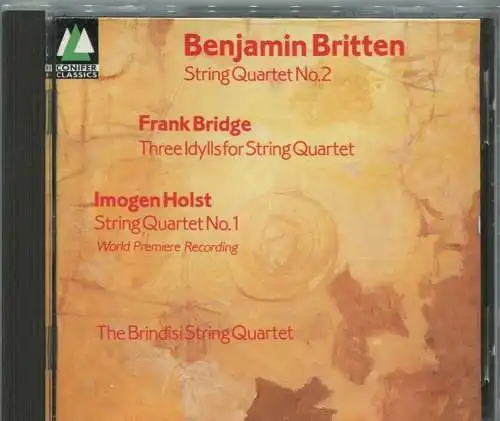 CD Brindisi String Quartet: Britten - String Quartet No. 2 (Conifer) 1990