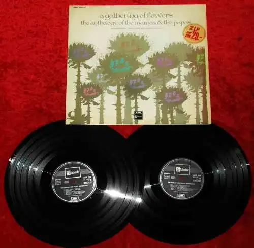 2LP Mamas & Papas: A Gathering Of Flowers (EMI Stateside SMST 2234/35) D 1970