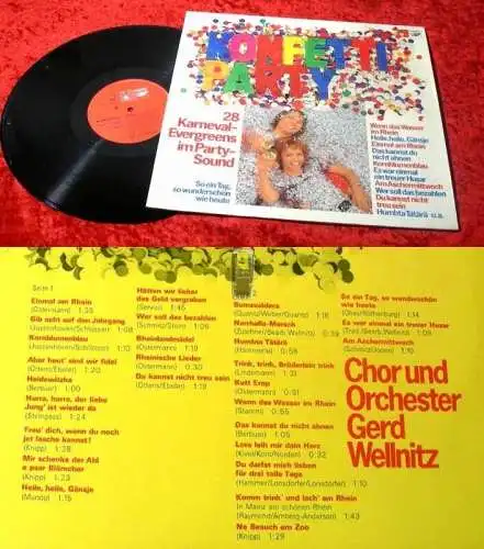 LP Chor & Orchester Gerd Wellnitz: Konfetti Party