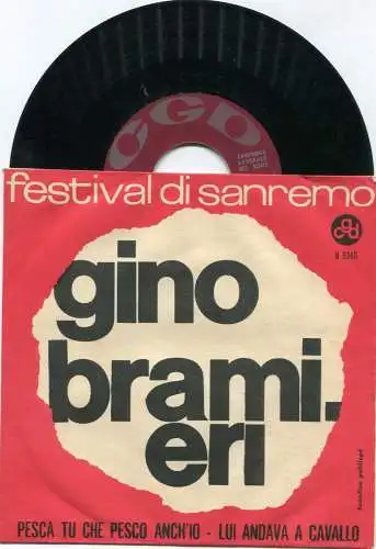 Single Gino Bramieri: Pesca Tu Che Pesco Anchío (CGD N 9340) Italy