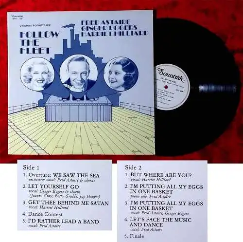 LP Follow The Fleet w/ Fred Astaire Ginger Rogers Harriet Hilliard  US 1983