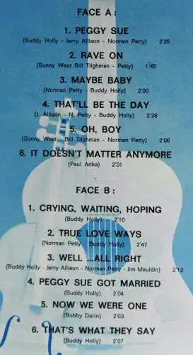 LP Buddy Holly (Cathala BLP 100.001) F 1965