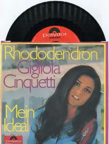 Single Gigliola Cinquetti: Rhododendron (Polydor 2041 071) D 1970